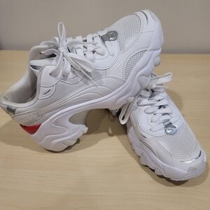 Sz 7.5 US WMNS Puma Pulsar Wedge "Tech Glam" Running Sneakers